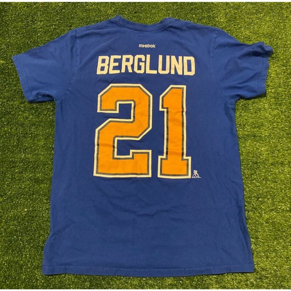 Retro Reebok St. Louis Blue Patrik Berglund #21 jersey t-shirt medium blue NHL - Picture 7 of 10